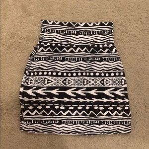 PINK Mini Pencil Skirt